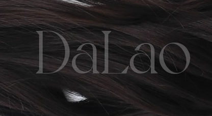 Dalao Home - Daily Long Curly Wavy Black Tea Lolita Wig