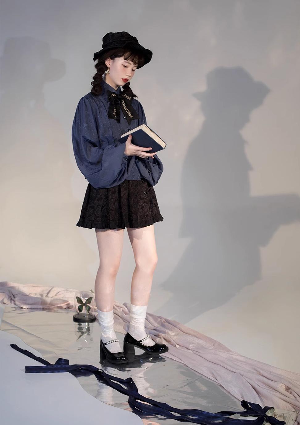 ZJstory - Starry for You - Vintage Lolita Shirt American Retro Style Blouse