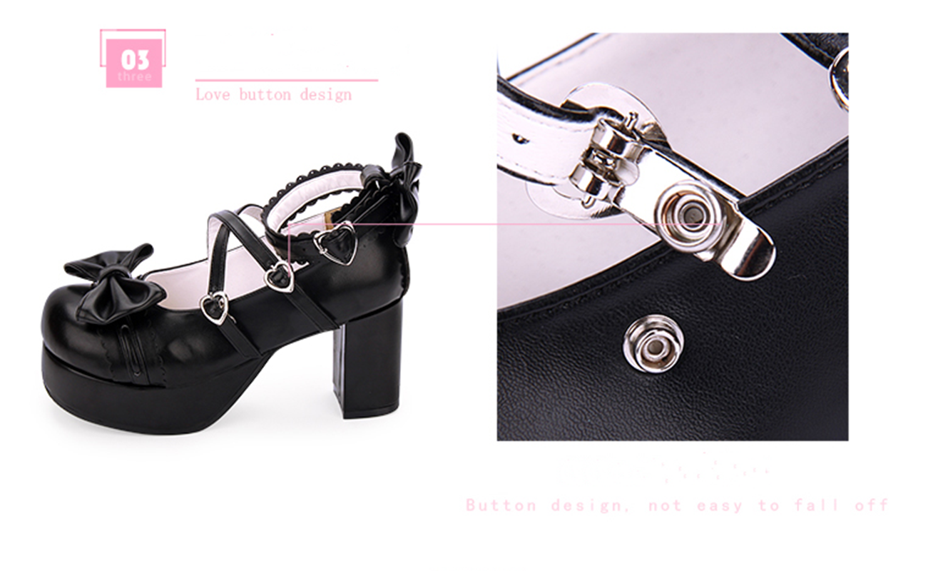 Angelic imprint - Sweet Lolita Heels Shoes Princess Tea Party Low Cut Shoes