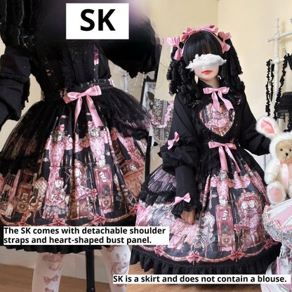 Uncle's Workshop - Missing Lamb Case - Gothic Lolita Dress Set with Sheep Prints