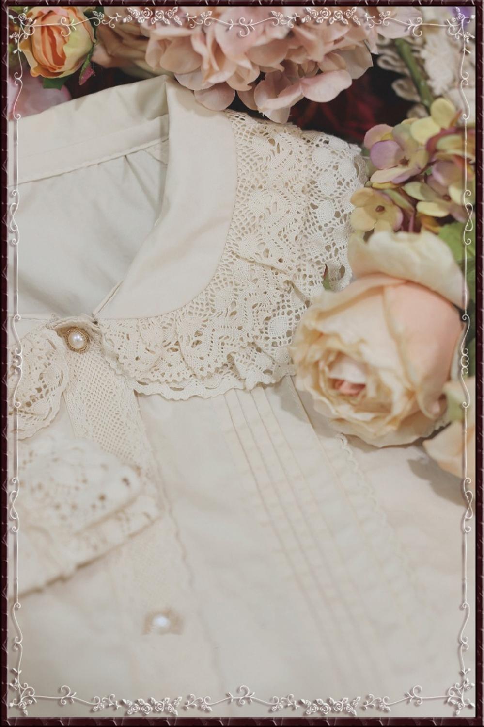 Tiny Garden - Cotton Retro Lace Lolita Blouse