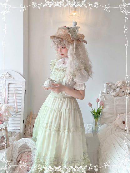 Tiny Garden - Swallowtail Butterfly - Elegant Lolita Salopette Multicolors