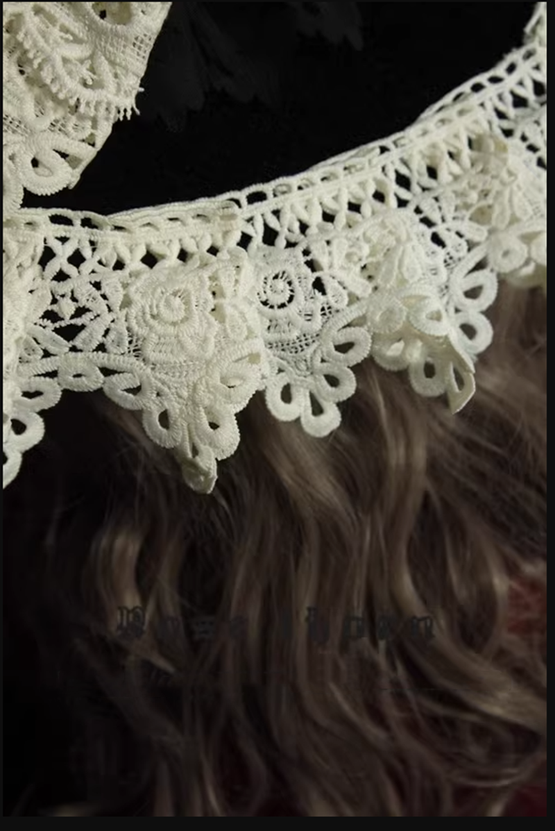 Rose Thorn - Marisa Impression Black and White Halloween Witch Hat