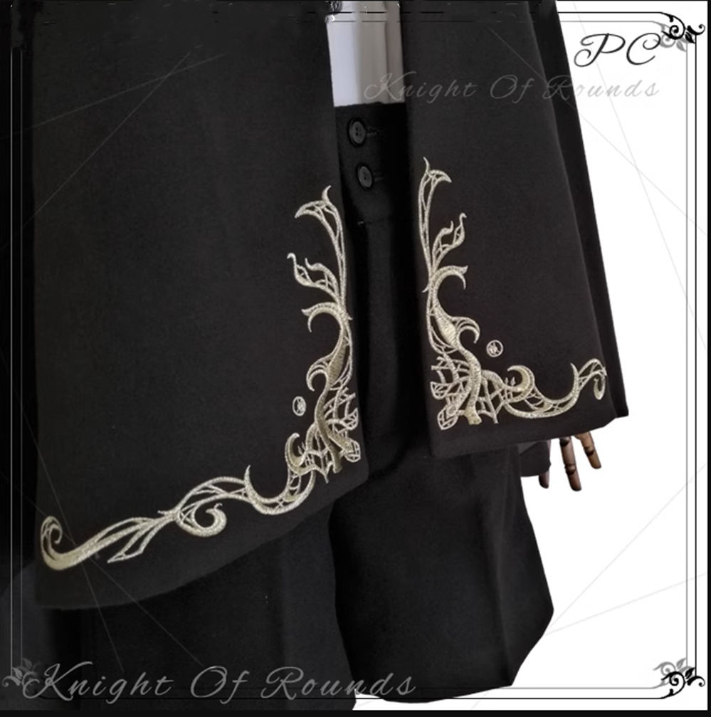 Princess Chronicles - Medieval Ouji Lolita Embroidered Cape