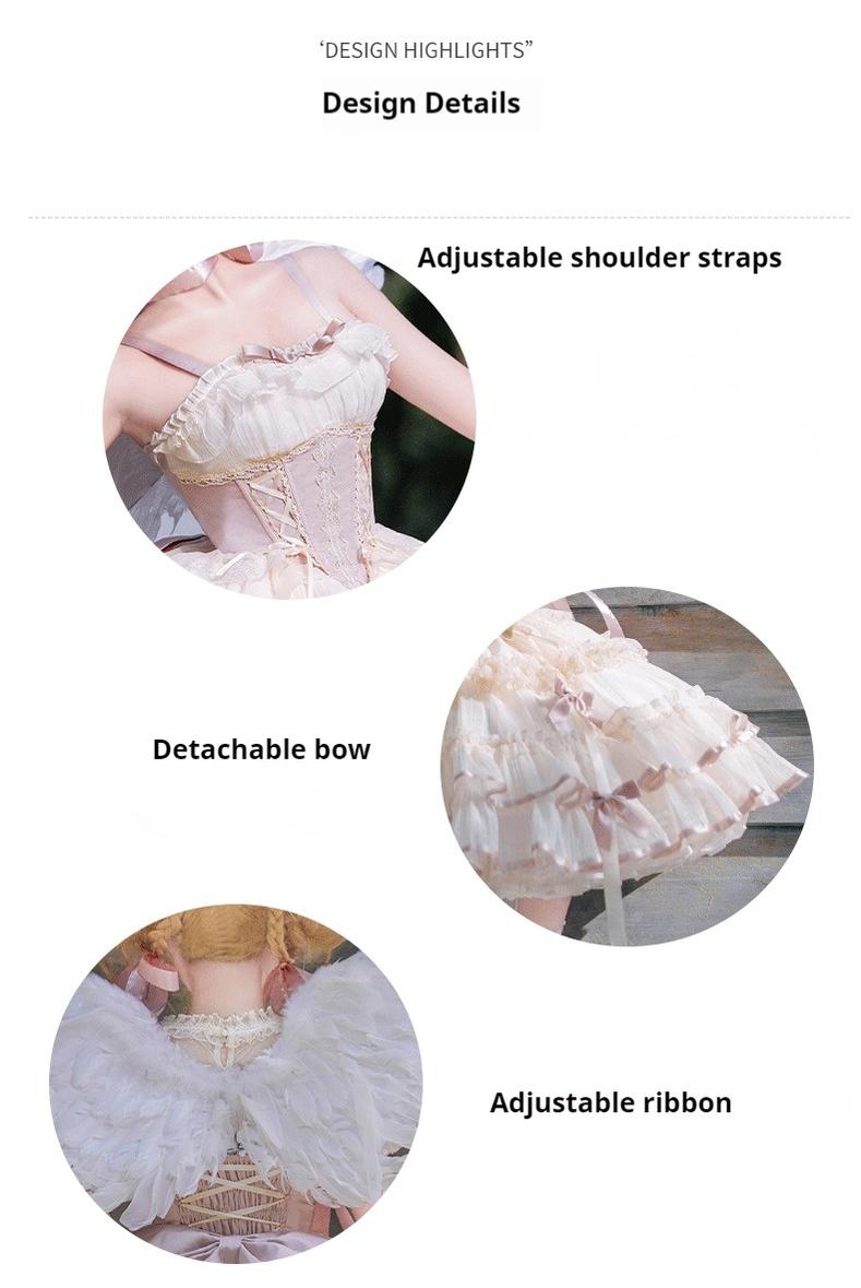 ZhiJinYuan - Time Waltz - Sweet Lolita Short Dress Ballet Style JSK
