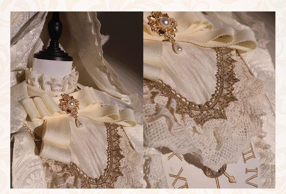 LizBird - Reincarnation of Time - Elegant Lolita OP Set with Waist-Cinching and A-Line Styles