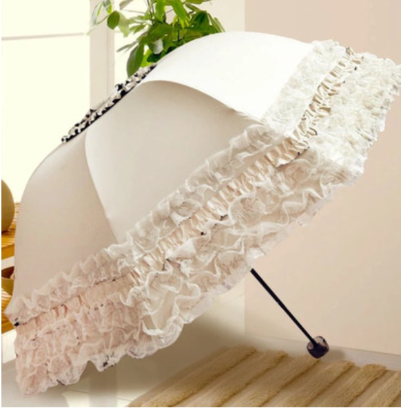 Qiteng - Daily Lolita Lace Princess Sunshade Parasol