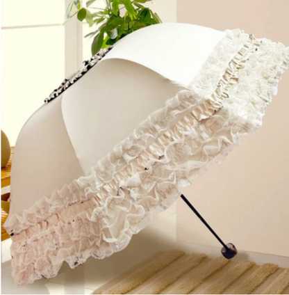 Qiteng - Daily Lolita Lace Princess Sunshade Parasol