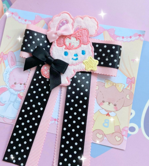 Bear Doll - 1000SE - Lolita Sweet Corsage Hair Clip Pin Accessories