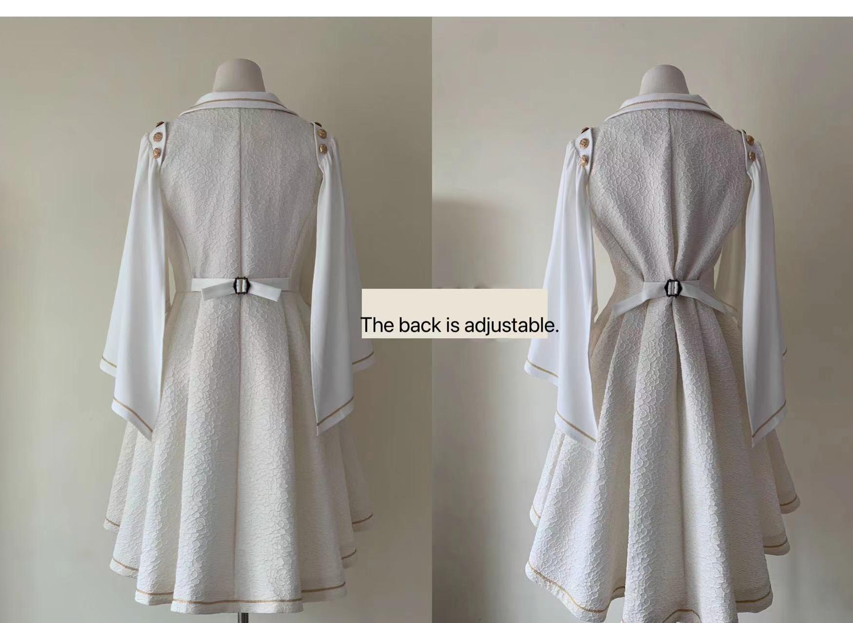 SilentMars - Law of the Fallen Moon - Retro Lolita Vest Coat Suit Knight Style Skirt