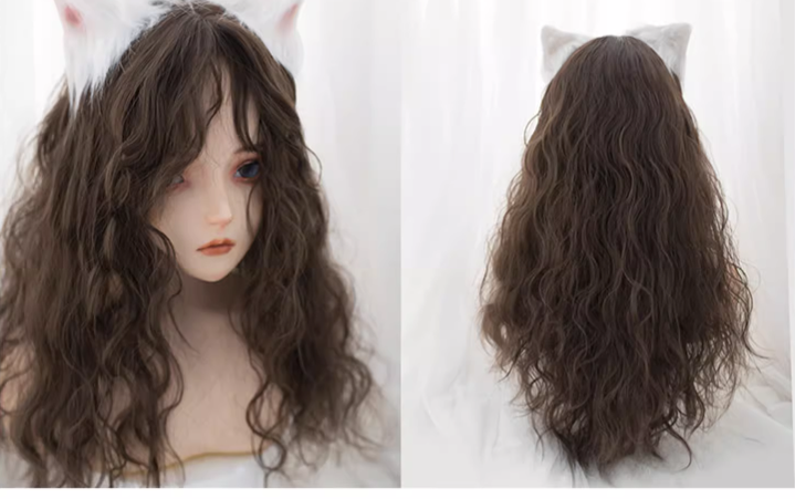 Alicegarden - Daily Lolita Long Curly Brown Wig