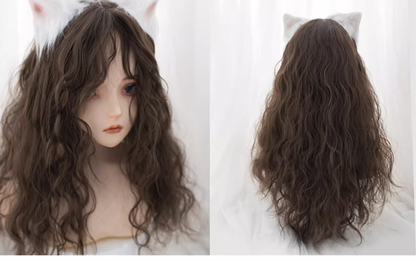 Alicegarden - Daily Lolita Long Curly Brown Wig