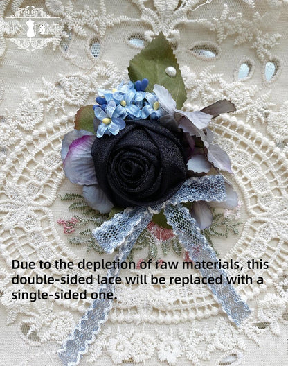 Miss Point - Sweet Lolita Accessories KC Hair Clip Brooch Waistband Cuffs