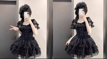 Original Design - Heart Flutter Love - Sweet Lolita Accessoriy Set and Inner Wear Multicolors