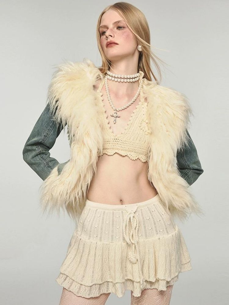 Retro damaged denim jacket【s0000004124】