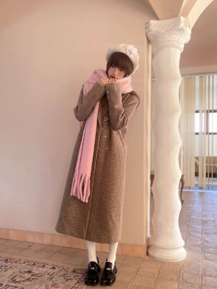 Warm Wide Long Tassel Scarf【s0000004907】