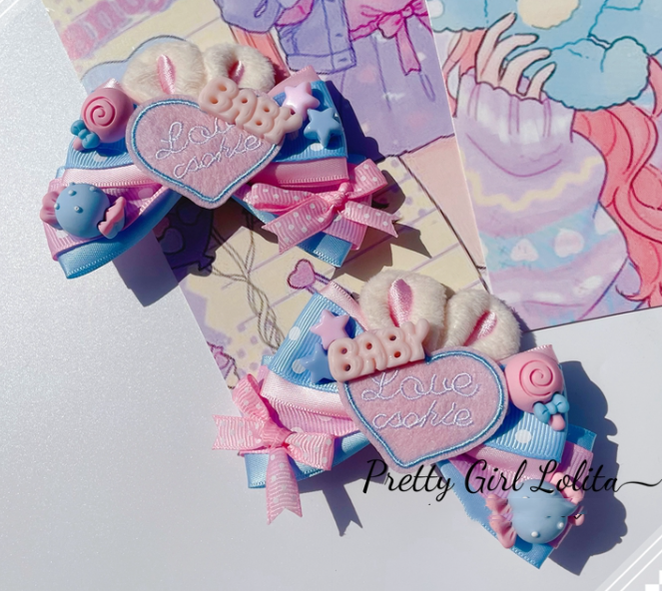 Pretty Girl Lolita - Sweet Lolita Pink-blue Accessories