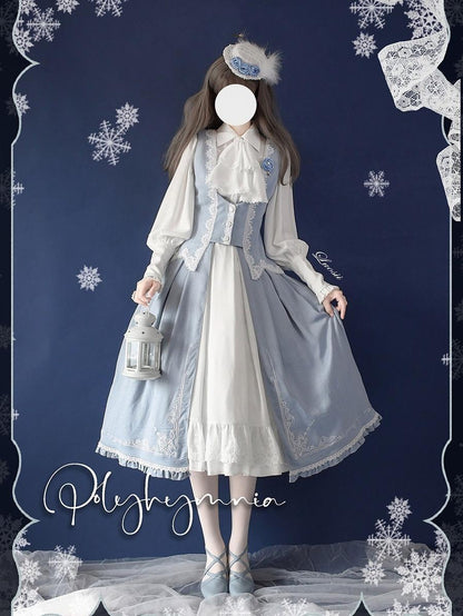 Polyhymnia - Miss Leisha - Classic Lolita Skirt Set Elegant Winter Cape