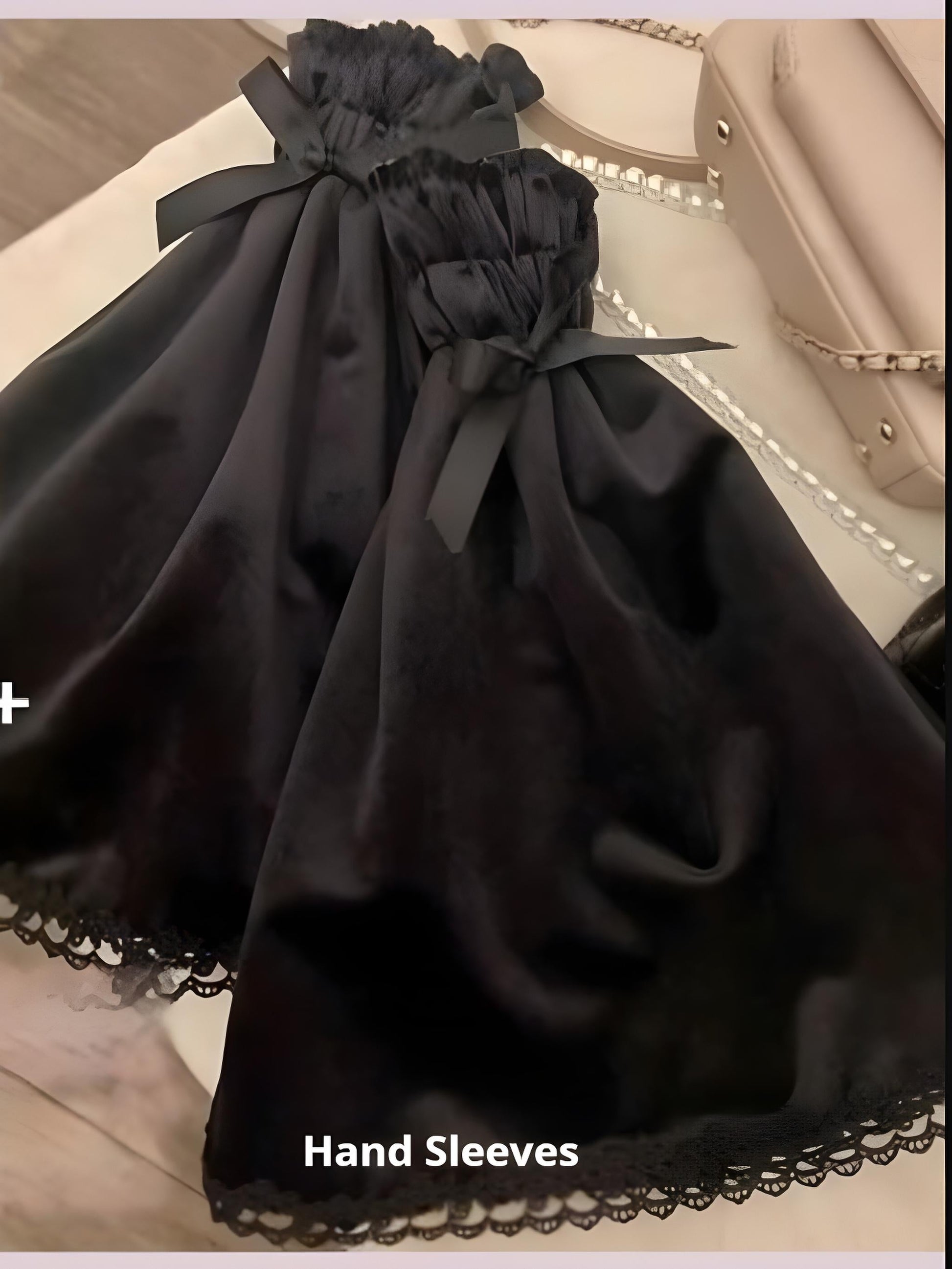 Doujiang - Rose Cage - Gothic Lolita Dress Black Suspender Dress