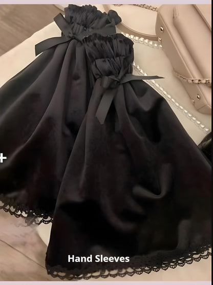 Doujiang - Rose Cage - Gothic Lolita Dress Black Suspender Dress