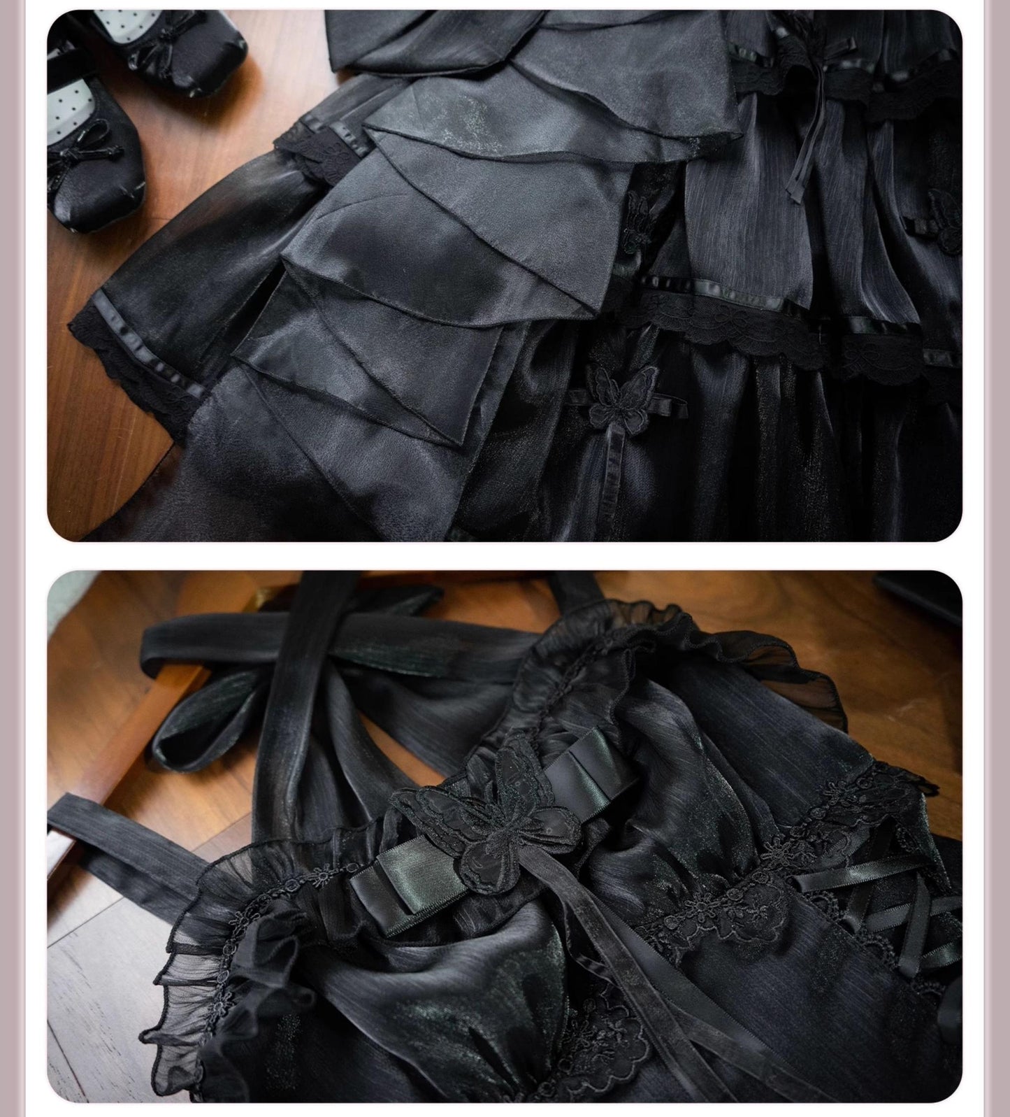 MEEKWIND - Miss Flora - Light Bridal Lolita Dress Gauze OP and JSK