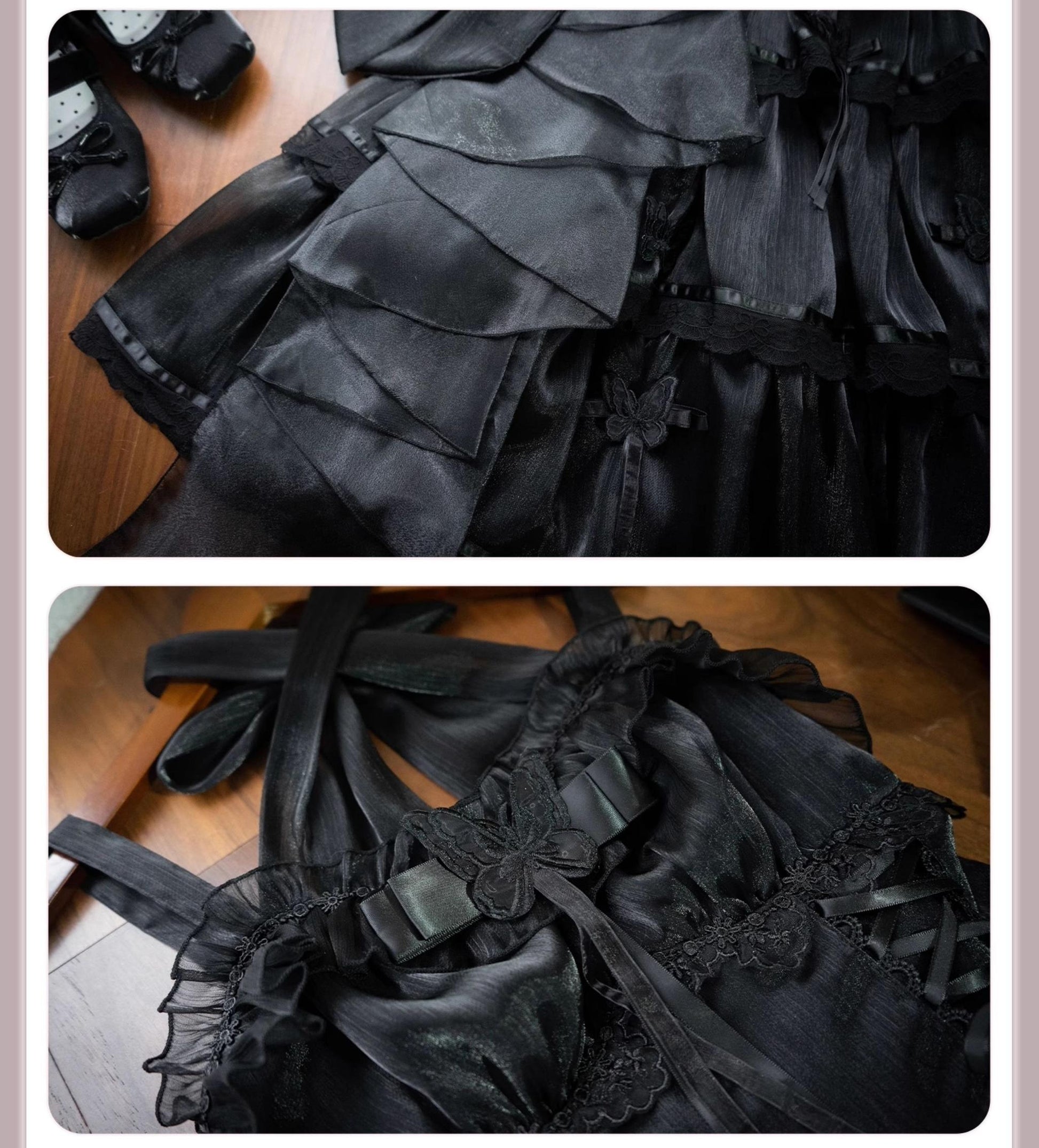 MEEKWIND - Miss Flora - Light Bridal Lolita Dress Gauze OP and JSK