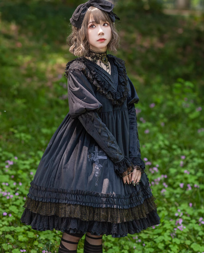 Infanta - Holy Fruit Estate - Gothic Lolita OP Dress Multicolors