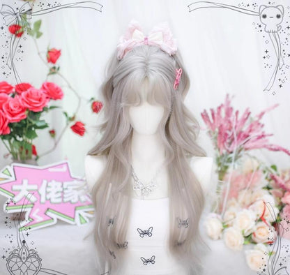 Dalao Home - Moon Sinking - Elegant Lolita Wigs Long Curly Griege Wigs