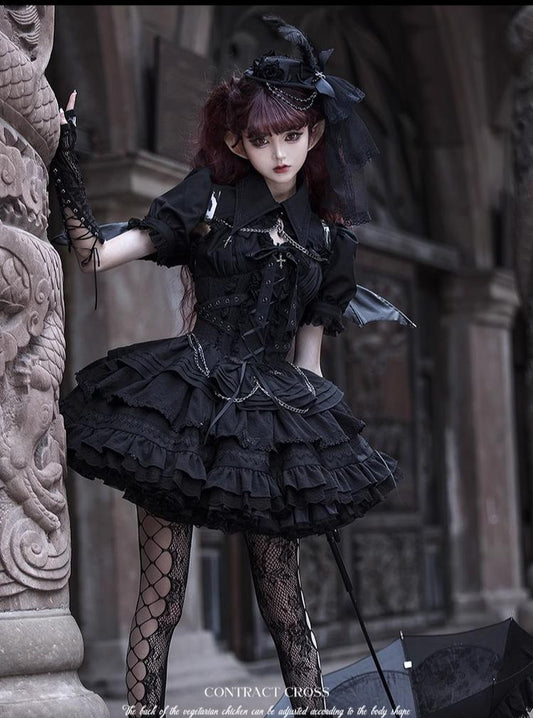 OCELOT - Contract Cross - Gothic and Elegant Lolita JSK