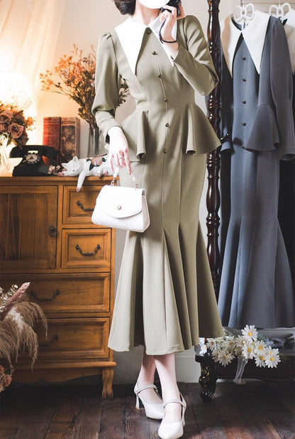 Forest Wardrobe - Breezy Forest - Classic Lolita Mermaid Dress Elegant Retro Dress