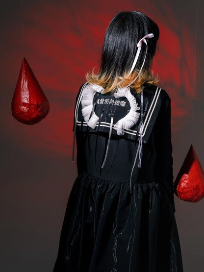 Sailor suit style dress【s0000003605】