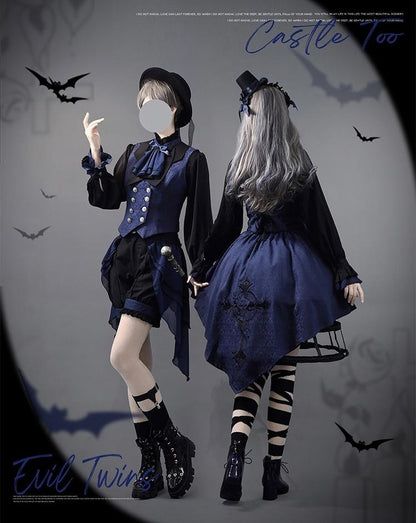 CastleToo - Evil Twins - Ouji Lolita Vest Set