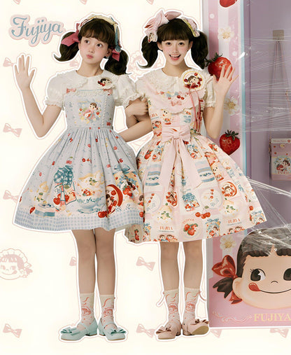 Summer Fairy - IP Collab Kawaii Lolita JSK Shirt Candy Box Hat