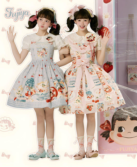 Summer Fairy - IP Collab Kawaii Lolita JSK Shirt Candy Box Hat