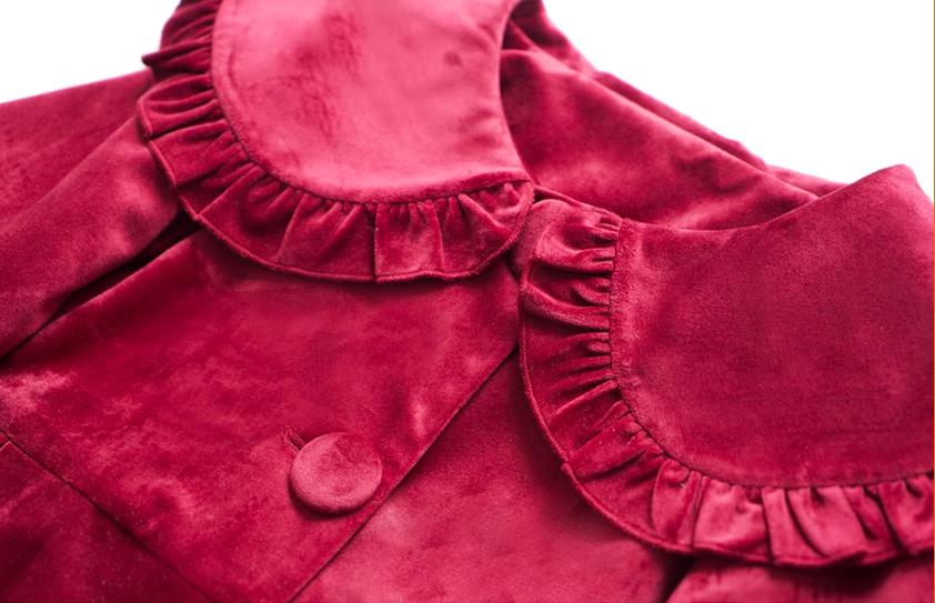 Dark Star Island - Winter Lolita Cape Velvet Antique Lolita Coat