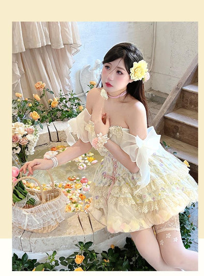 Diamond Honey - Sweet Lolita JSK Dress Sleeveless Dress for Spring Summer