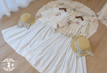 Miss Point - Little Anna - Elegant Lolita Cotton Puff Sleeve Blouse