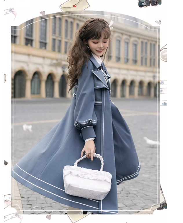 Chunlv Lolita - Book of Lies - Elegant College Style Princess JSK Set