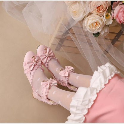 Yana - Shining Star - Sweet Lolita Bow Mary Jane Shoes