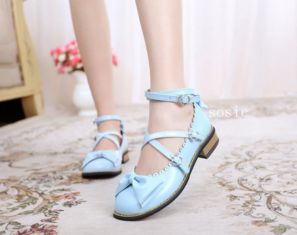 Sosic - Sweet Lolita Low Heel Shoes Multicolors