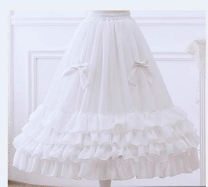 Manyiluo - Elegant Lolita A-type Carmen Adjustable Hoop Petticoat