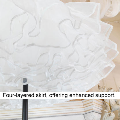 Noloria by 42Lolita -Upgraded 17.7 (45 cm) Organza Lolita Puffy Petticoat"