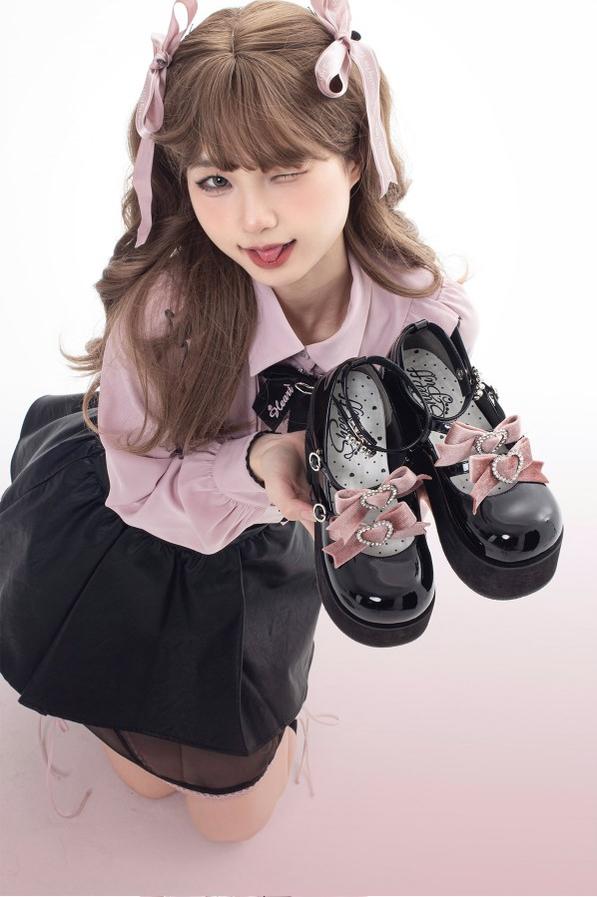 Sheep Puff - Sweet Lolita Heel Punk Platform Shoes