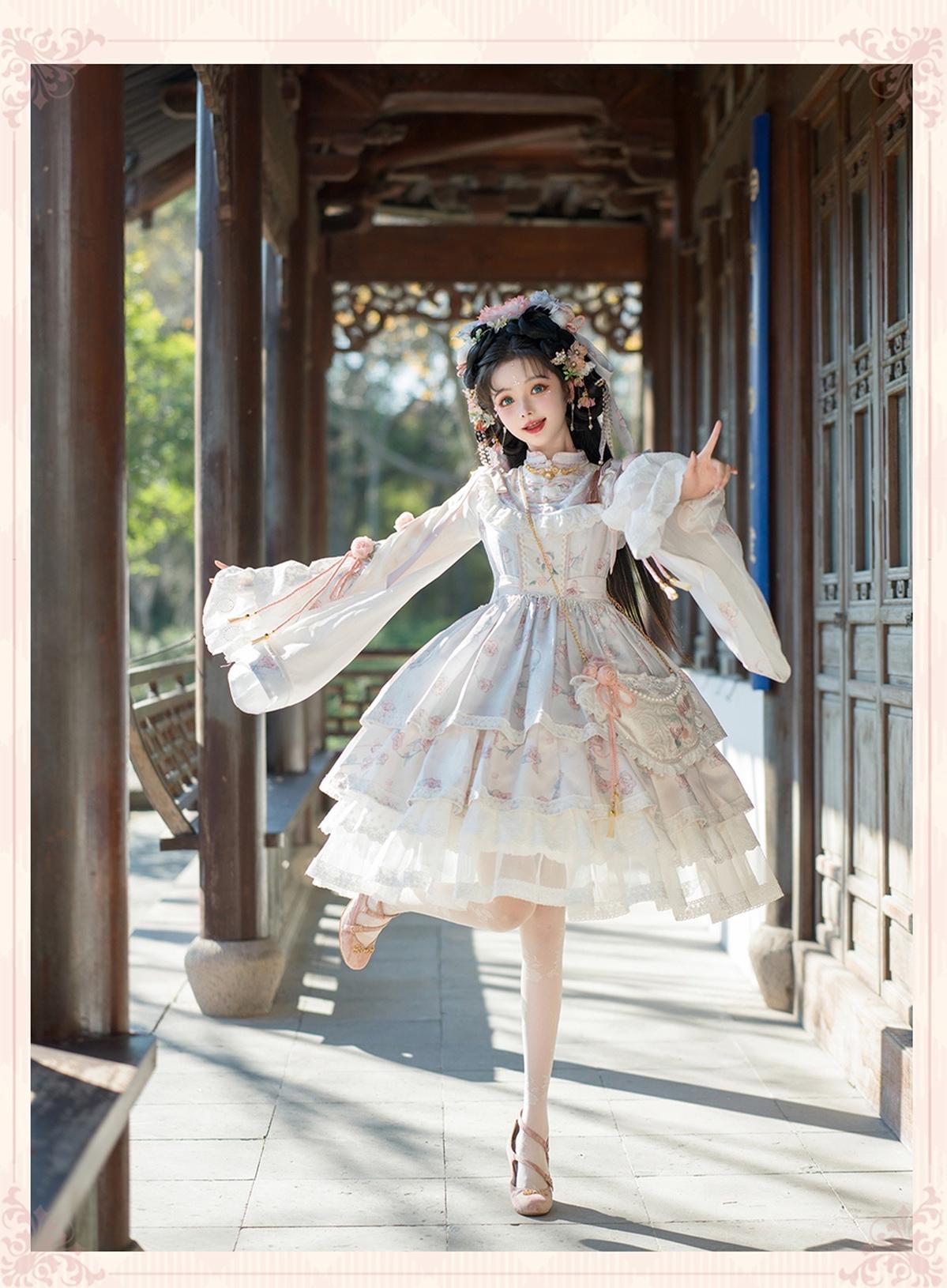 Bramble Rose - Exquisite Luo Shen - Qi Lolita OP Dress Chinese Style Lolita JSK
