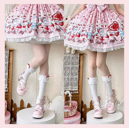 Witch's Night - Crush Complex - Sweet Lolita Heel Shoes, Pearls & Bows