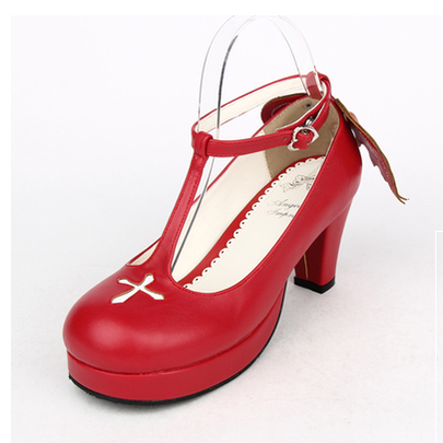 Angelic Imprint - Gothic Lolita Wings and Cross Shoes for Chistmas