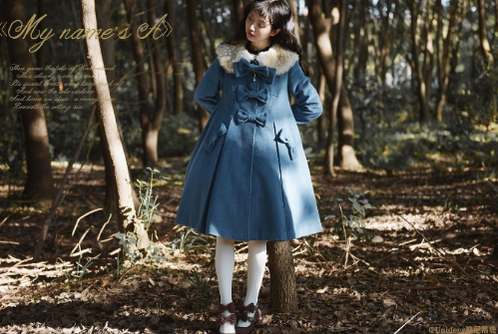 Unideer - Casual Lolita Winter Wool Down Coat Multicolors