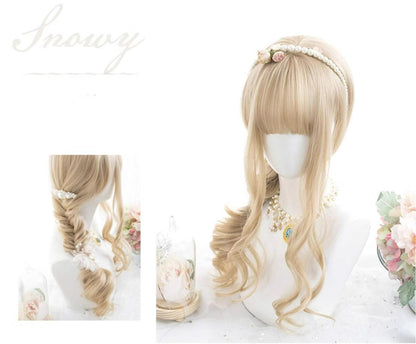Alicegarden - Kawaii Casual Lolita Blonde Curly Wig