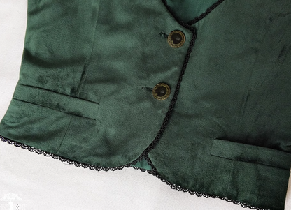 Miss Point - Ode to Joy - Elegant Lolita Winter Velvet Vest Customized