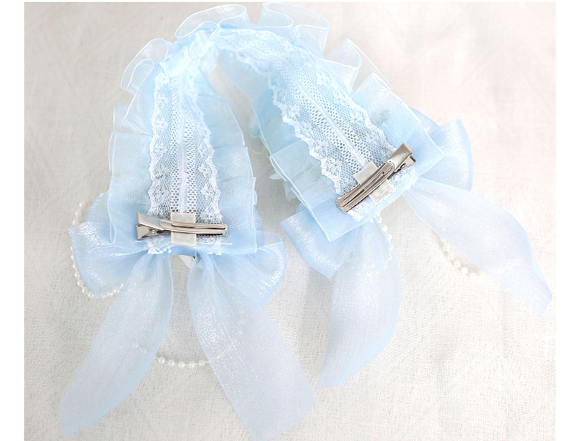 Xiaogui - Elegant Lolita Floral Lace Handmade Headband